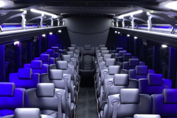 Frederick Charter Bus Interior