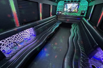 Frederick Limo Bus Interior