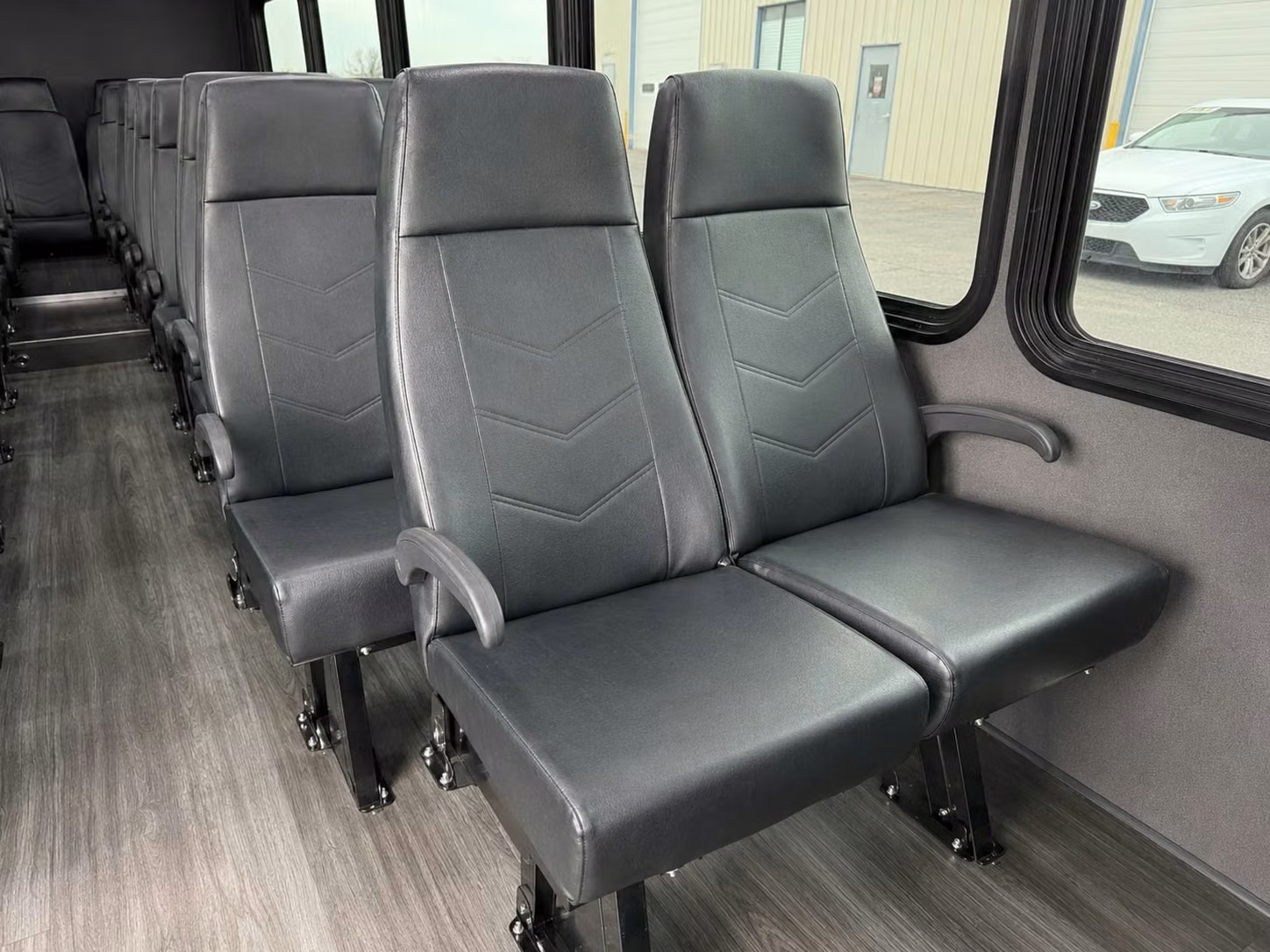18 passenger minibus interior