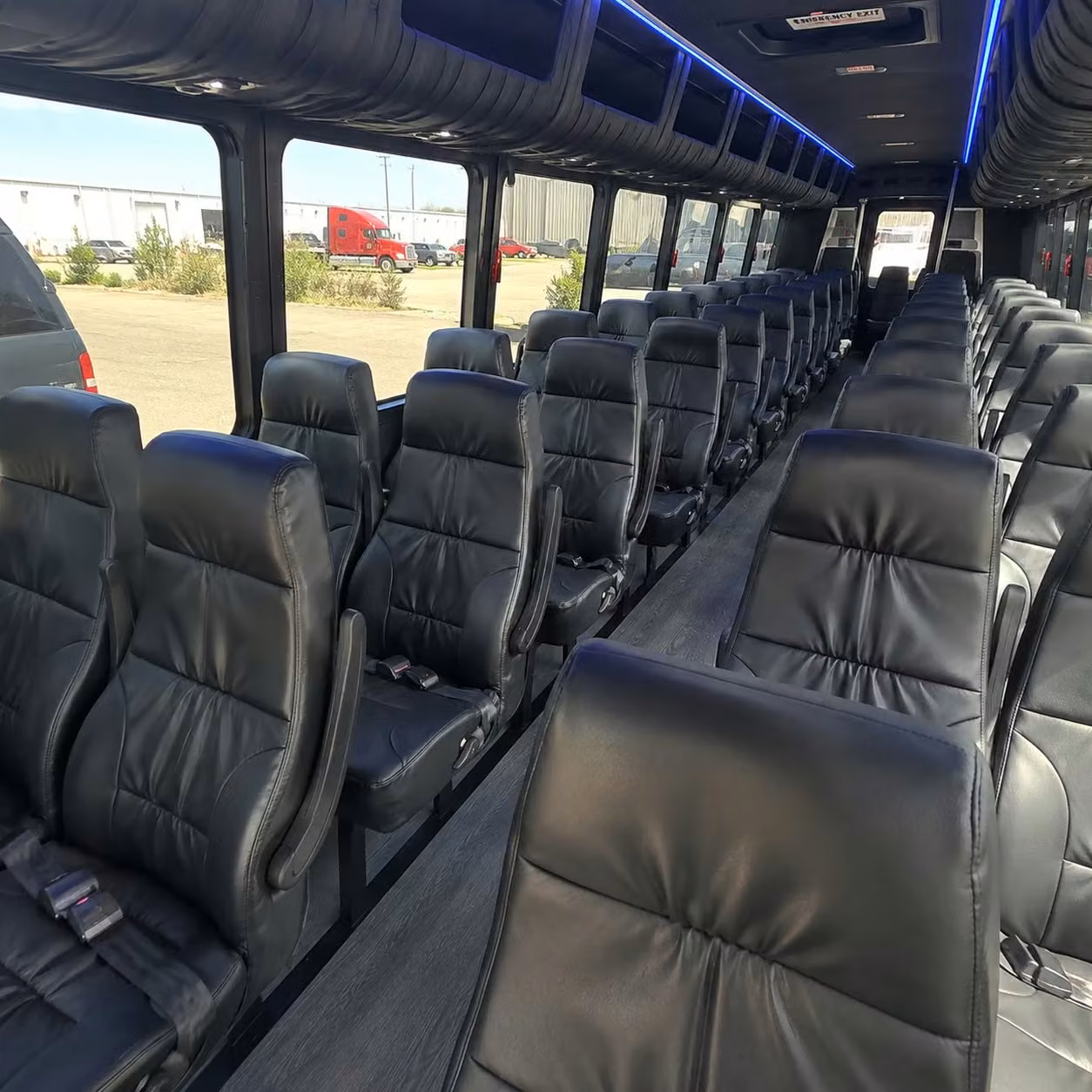 28 passenger minibus inside