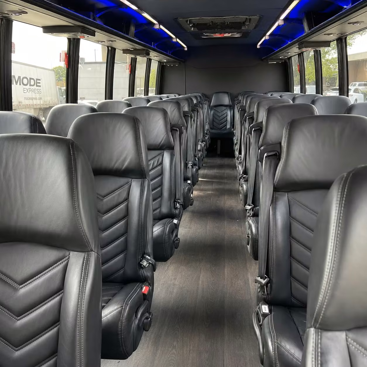 35 passenger minibus interior