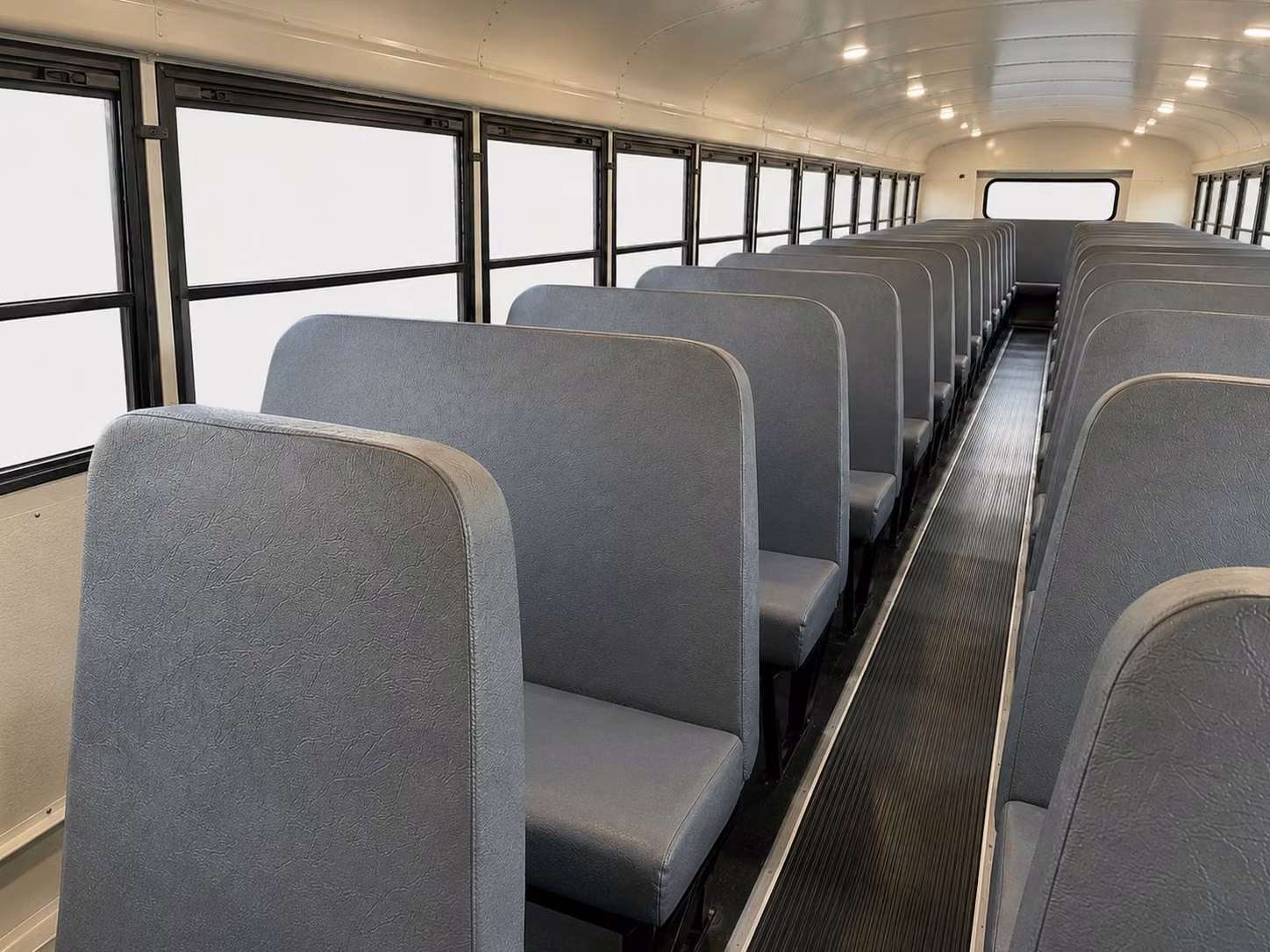 school bus interior