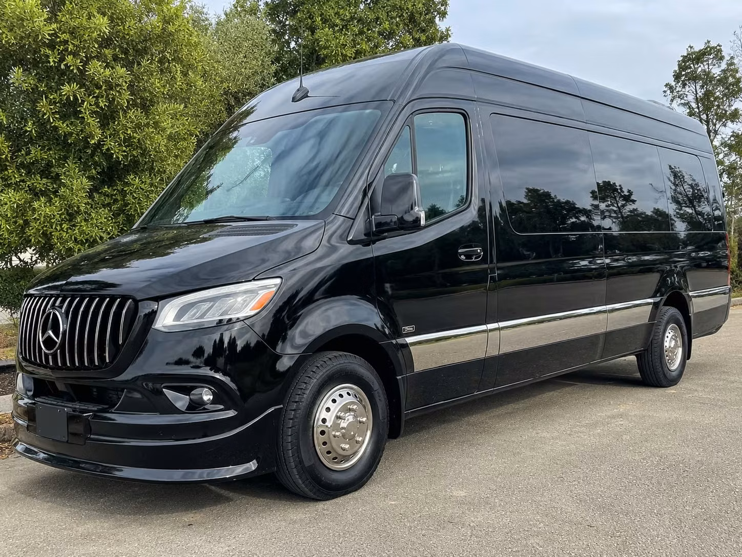 sprinter van with driver